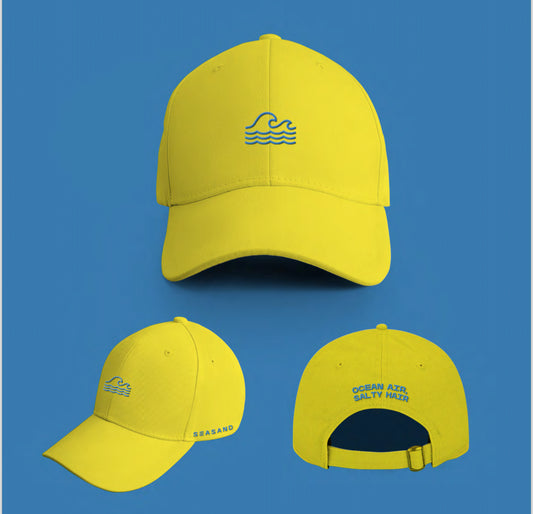 Yellow Wave Cap - Waterproof